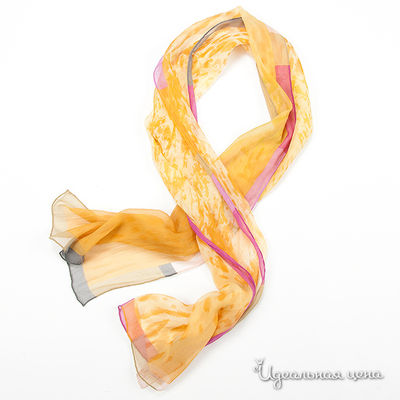 Шарф Krizia, цвет цвет оранжевый