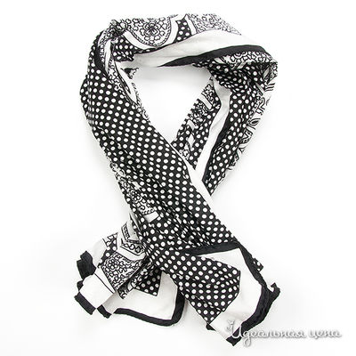 Платок Laura Biagiotti шарфы, цвет цвет бело-черный