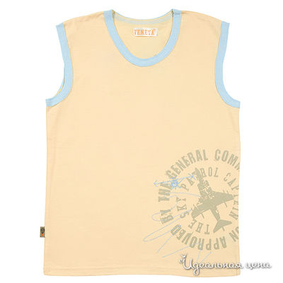 Майка Венейя, цвет цвет светло-бежевый / голубой