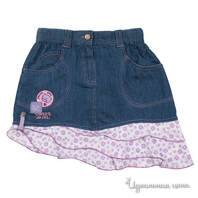 Юбка Венейя, цвет цвет синий / сиреневый / белый