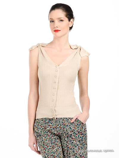 Жилет Quattro, цвет цвет бежевый