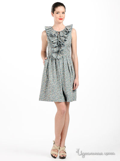 Платье Anybody's Blonde, цвет цвет серо-голубой