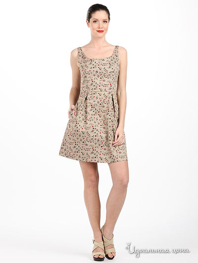 Платье Anybody's Blonde, цвет цвет бежевый