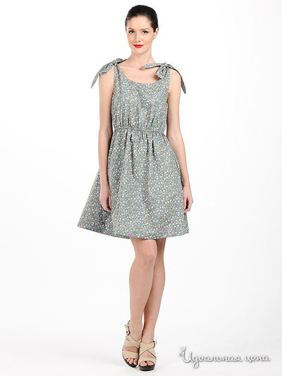 Платье Anybody's Blonde, цвет цвет серо-голубой