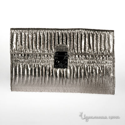 Клатч Paris Hilton, цвет цвет серебряный