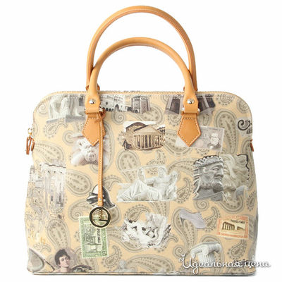 Сумка L.Credi, цвет цвет бежевый / коричневый