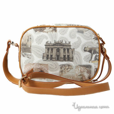 Сумка L.Credi, цвет цвет серый / коричневый