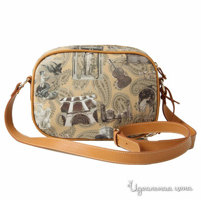 Сумка L.Credi, цвет цвет бежевый / коричневый