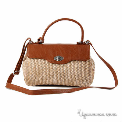 Сумка L.Credi, цвет цвет коричневый / бежевый