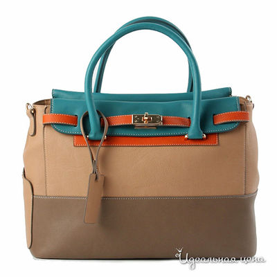 Сумка L.Credi, цвет цвет коричневый / бежевый