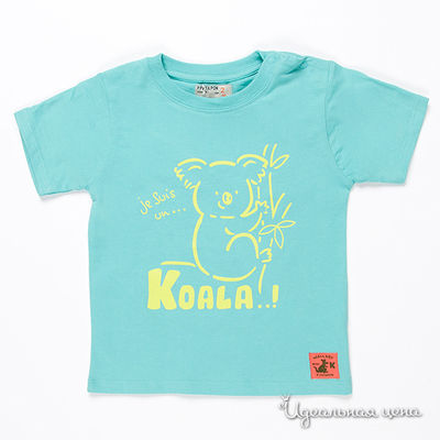 Футболка Petit Patapon, цвет цвет бирюзовый