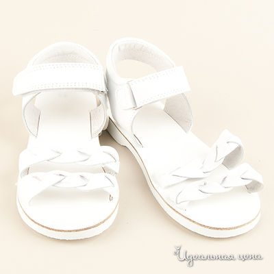 Сандалии Petit Patapon, цвет цвет белый