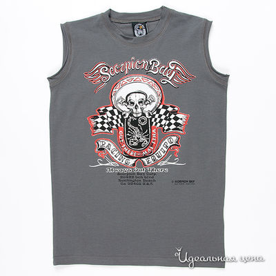 Майка Scorpion bay, цвет цвет серый