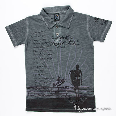 Поло Scorpion bay, цвет цвет серый