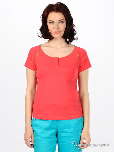 Футболка Steinberg, цвет цвет коралловый