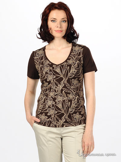 Футболка Steinberg, цвет цвет коричневый