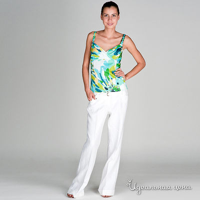 Топ Bandolera, цвет цвет бирюзовый / зеленый