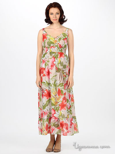 Сарафан Steinberg, цвет цвет коралловый / зеленый