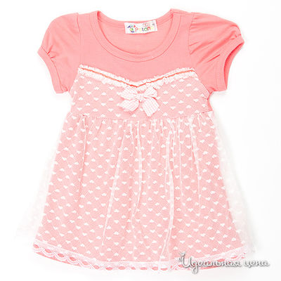 Платье Patano для девочки, цвет светло-розовый