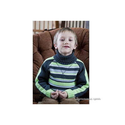 Кофта Лютик, цвет цвет  серый / салатовый