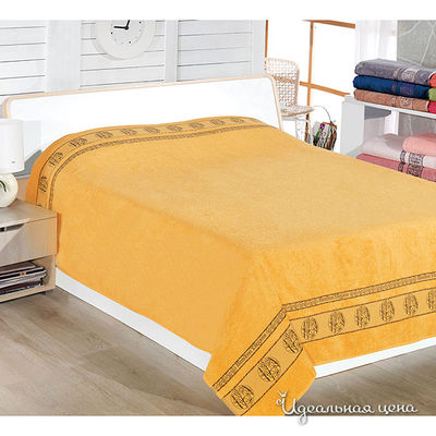 Покрывало Lila HOME, цвет цвет нежно-желтый