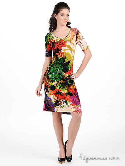 Платье Sysoev, цвет цвет мультиколор