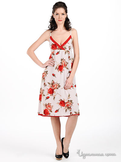 Платье Sysoev, цвет цвет белый / красный