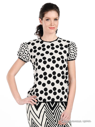 Топ Sysoev, цвет цвет черный / белый