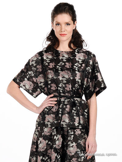 Топ Sysoev, цвет цвет коричневый / розовый / серый