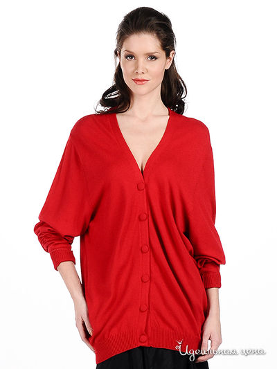 Кардиган Sysoev, цвет цвет красный