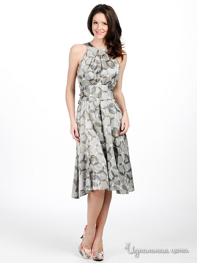 Платье Shipilova, цвет цвет синий / коричневый