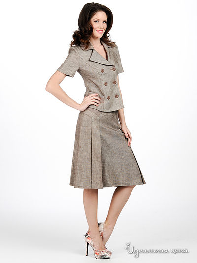 Костюм Shipilova, цвет цвет коричневый