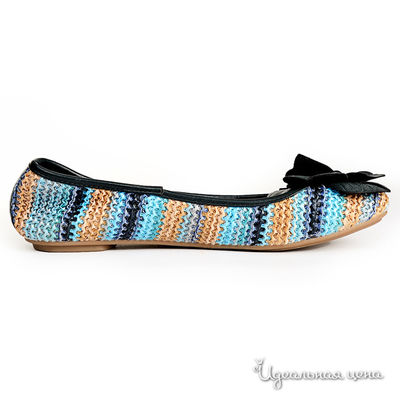 Балетки Betsy, цвет цвет синий / бежевый