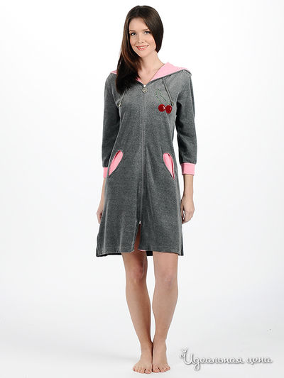 Халат Nusa, цвет цвет серый