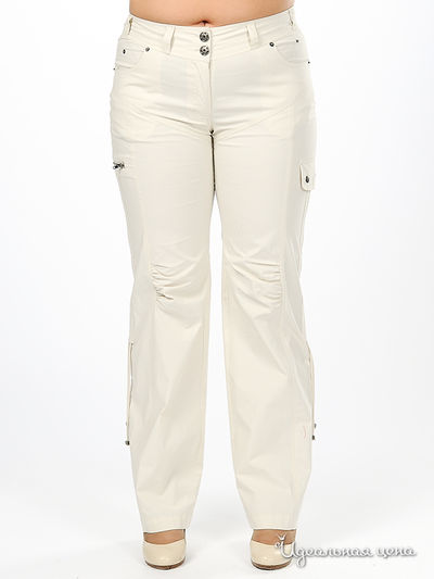 Брюки Natura, цвет цвет бежевый