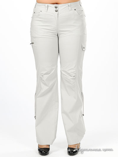 Брюки Natura, цвет цвет светло-серый