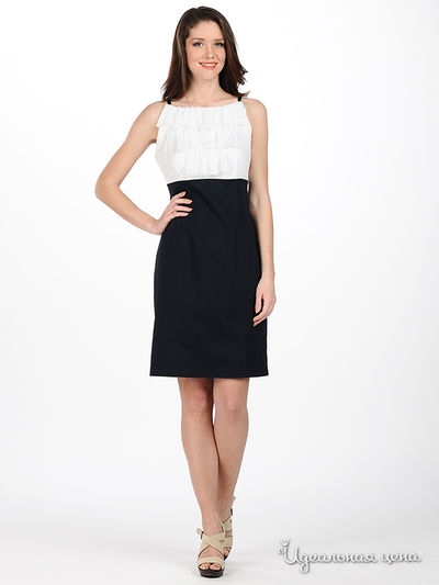 Платье Brand, цвет цвет белый / темно-синий