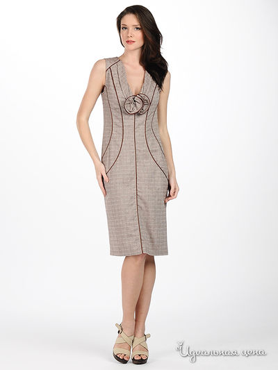 Платье Brand, цвет цвет светло-коричневый