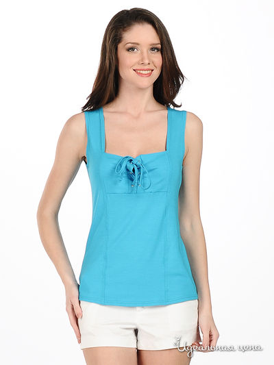 Топ Brand, цвет цвет голубой