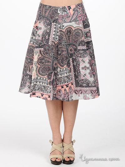 Юбка Brand, цвет цвет серый / розовый