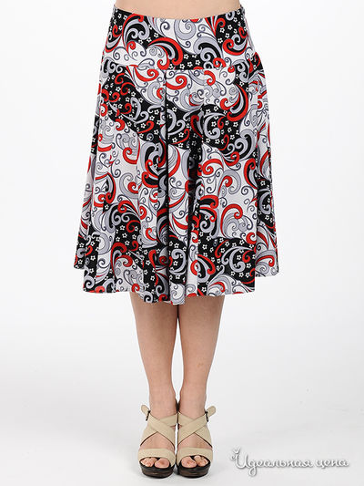 Юбка Brand, цвет цвет серый / красный