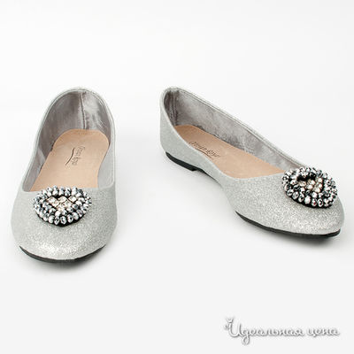 Балетки Vivian Royal, цвет цвет золотой