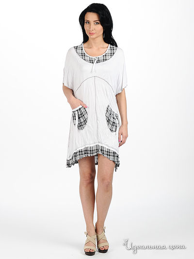 Туника Мультибренд, цвет цвет белый