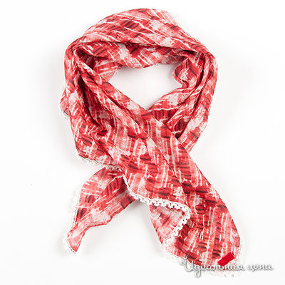 Платок KI6, цвет цвет красный / белый