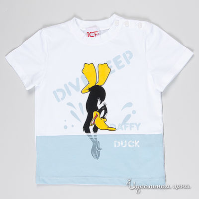 Футболка Iceberg, цвет цвет белый / голубой