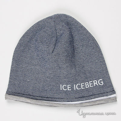 Шапка Iceberg, цвет цвет синий / серый