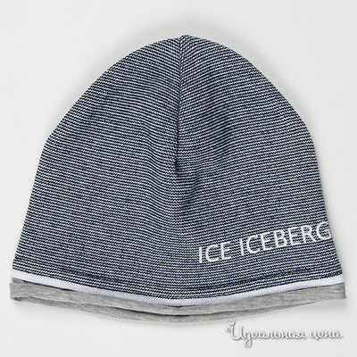 Шапка Iceberg, цвет цвет синий / серый
