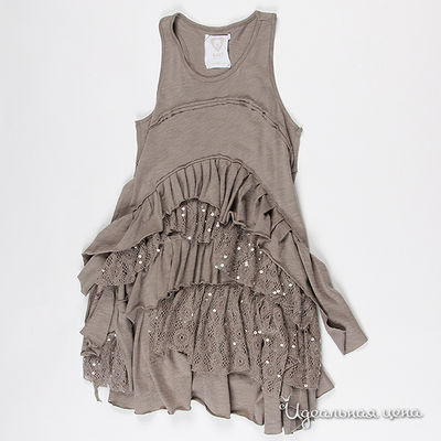 Платье KI6, цвет цвет серо-коричневый