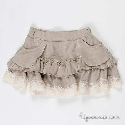 Юбка KI6, цвет цвет темно-бежевый