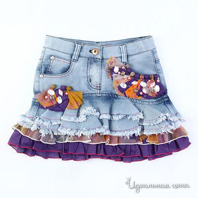 Юбка Colabear, цвет цвет голубой